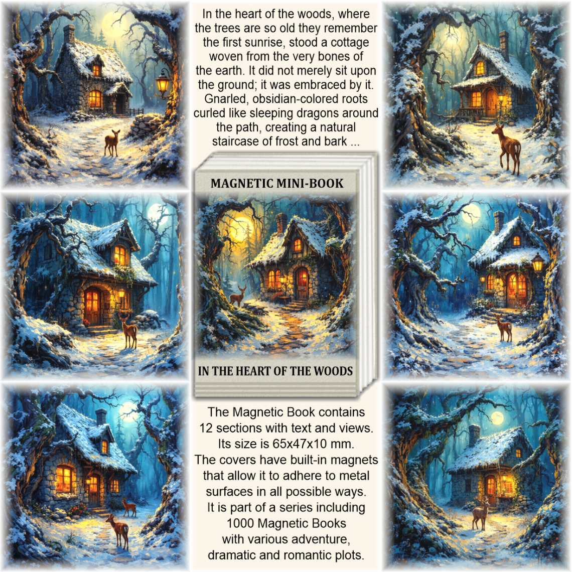 In the heart of the woods, Magnetic Mini-Book