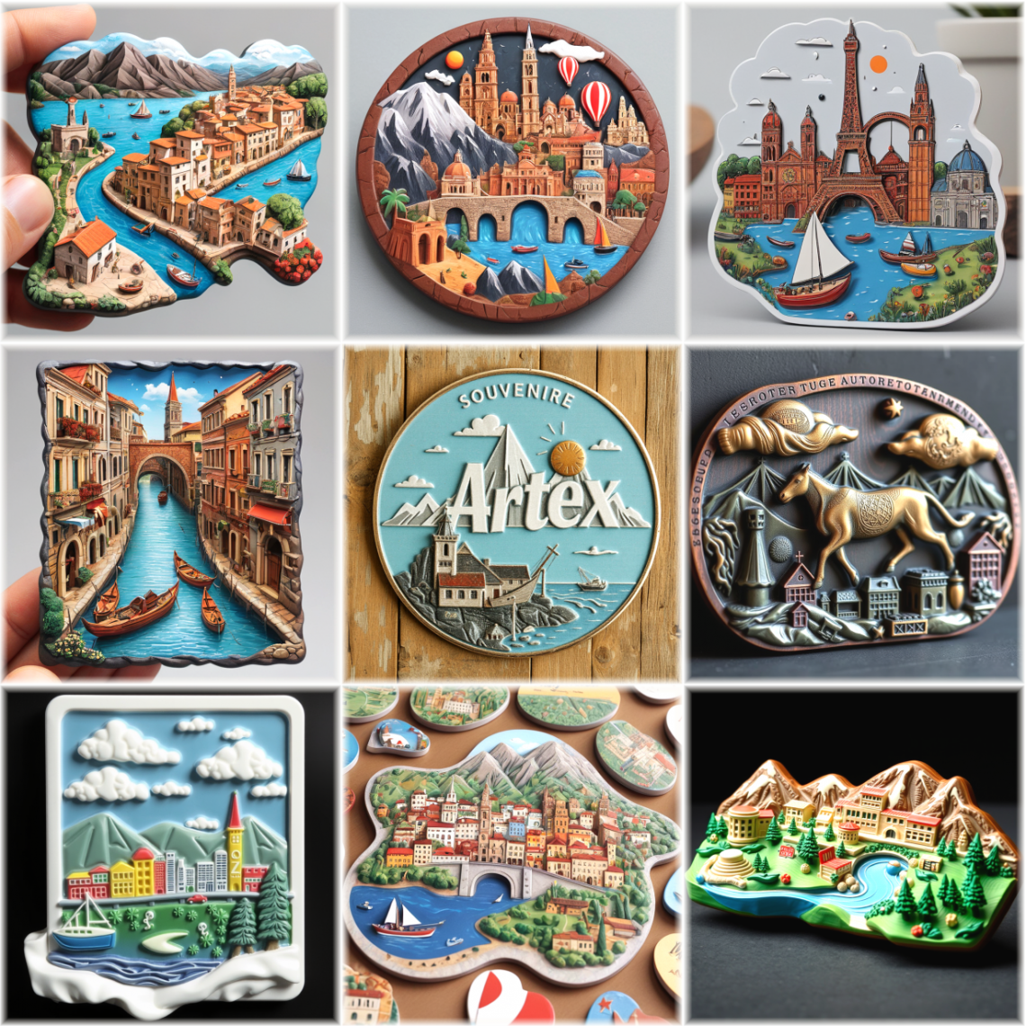 3D Relief Magnetic Souvenirs 3D Relief Magnetic Souvenirs