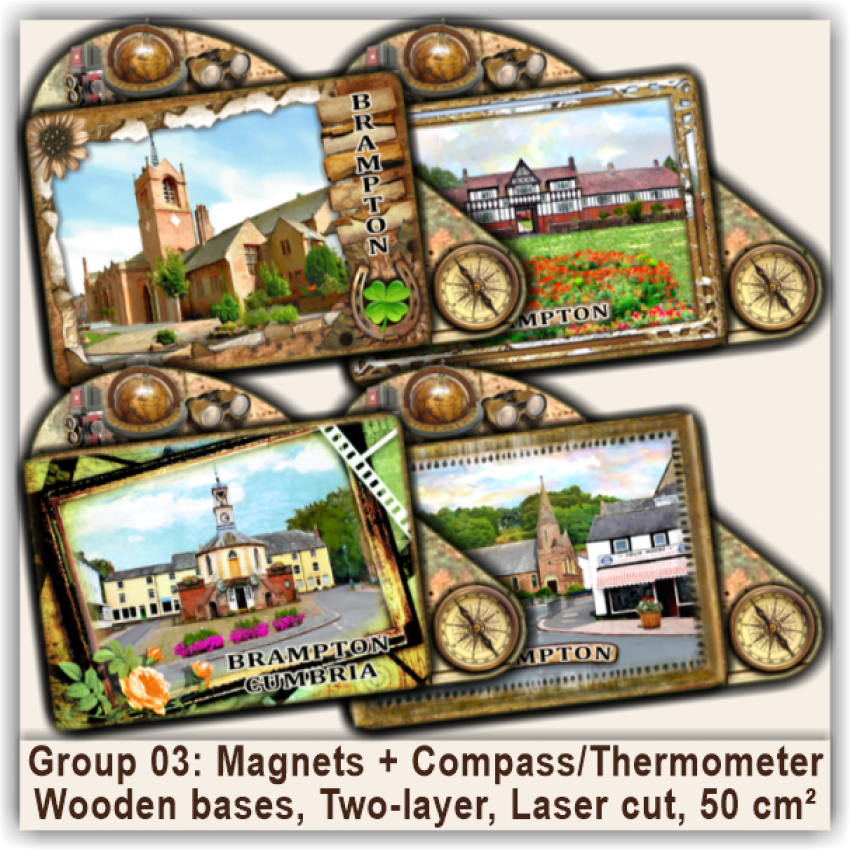 Brampton 3D Magnets, Compasses, Thermometers 03