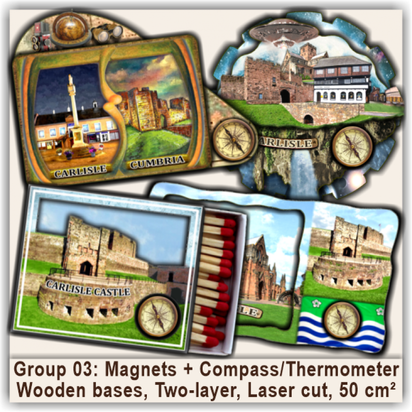 Carlisle 3D Magnets, Compasses, Thermometers 03