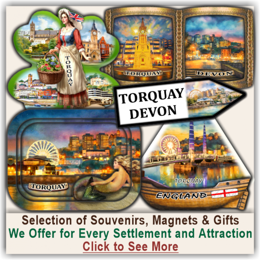 Torquay Set of 150 Various Selected Souvenirs