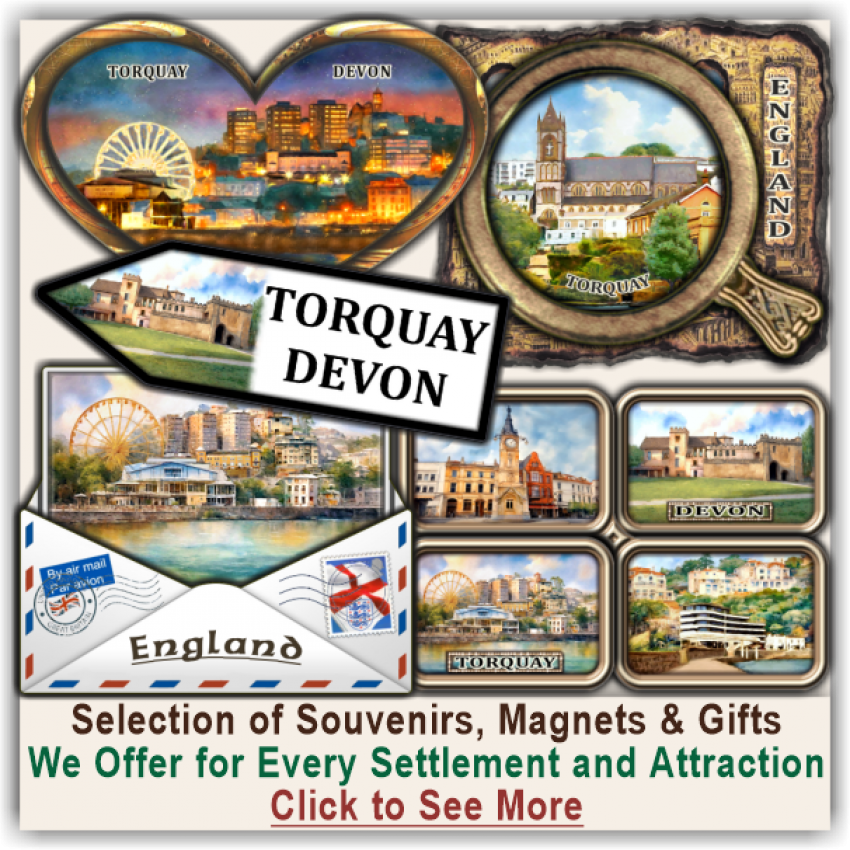 Torquay Set of 150 Various Selected Souvenirs