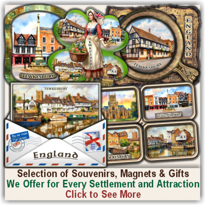 Tewkesbury Set of 150 Various Selected Souvenirs