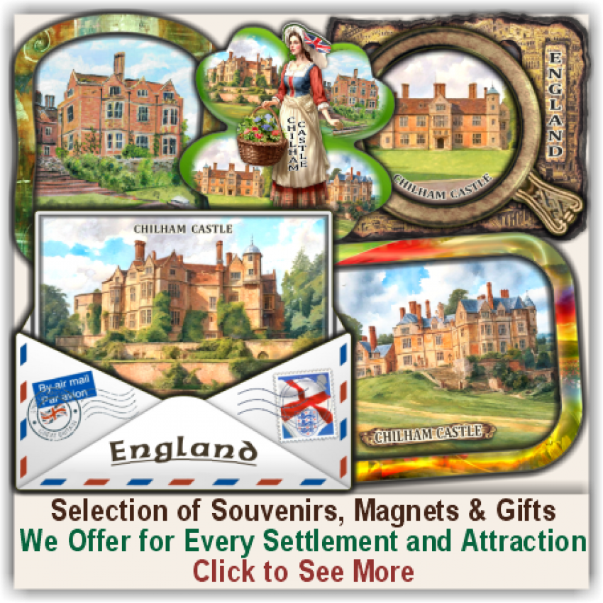 Chilham Castle Set of 150 Various Selected Souvenirs