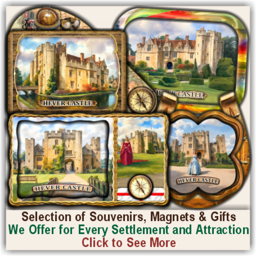 Hever Castle Set of 150 Various Selected Souvenirs