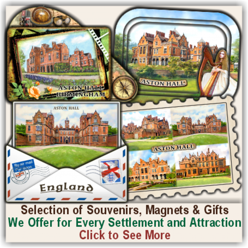 Aston Hall Set of 150 Various Selected Souvenirs