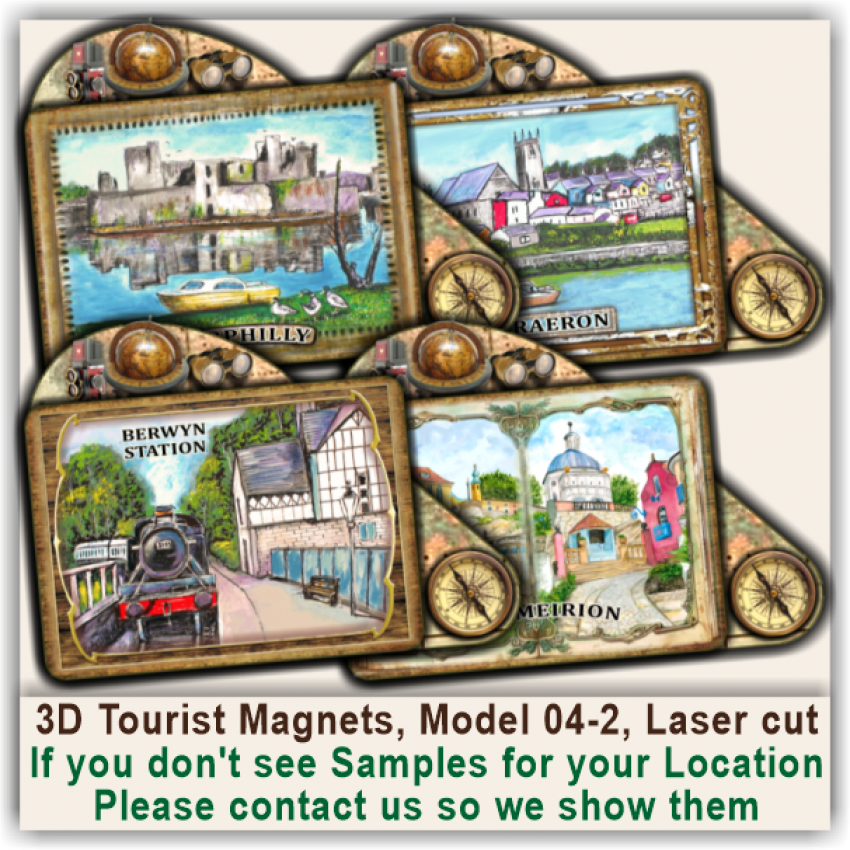 Barmouth Tourist Magnetic Souvenirs 04-2 Barmouth Tourist Magnetic Souvenirs 04-2