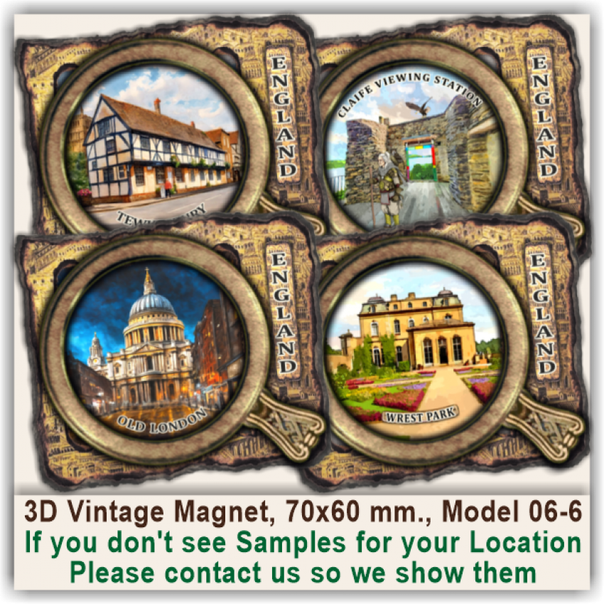 Vintage Design Magnets 06-6 Vintage Design Magnets 06-6