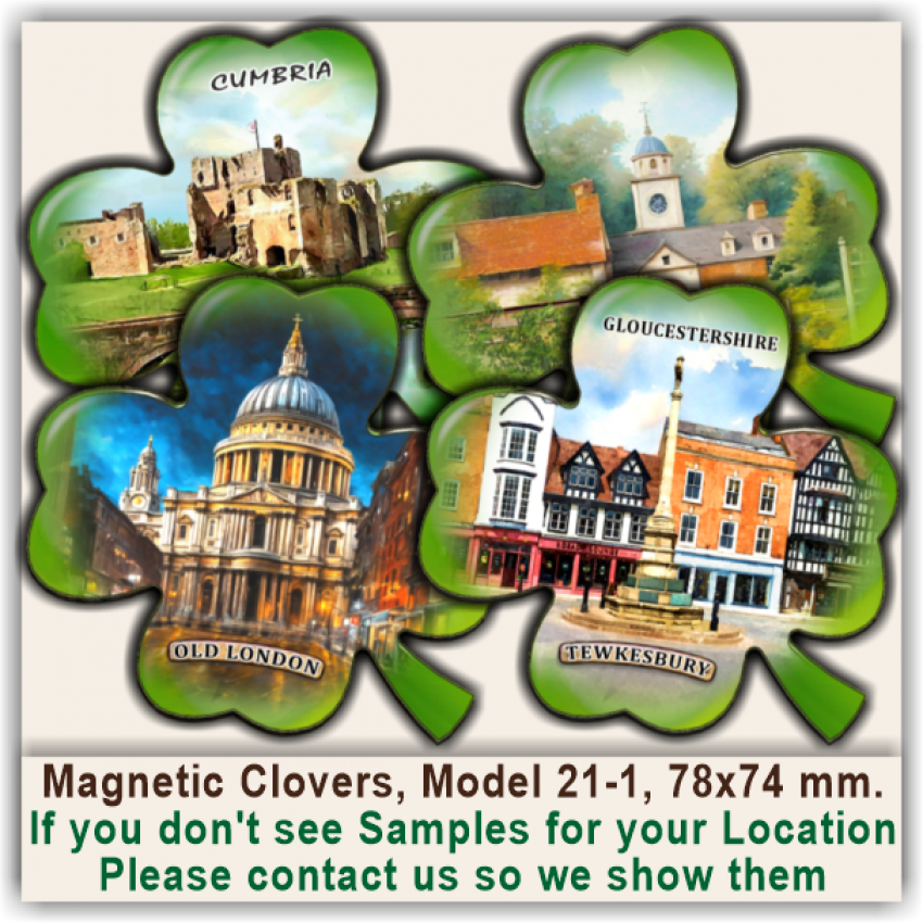 Souvenir Magnetic Clovers 21-1 Souvenir Magnetic Clovers 21-1