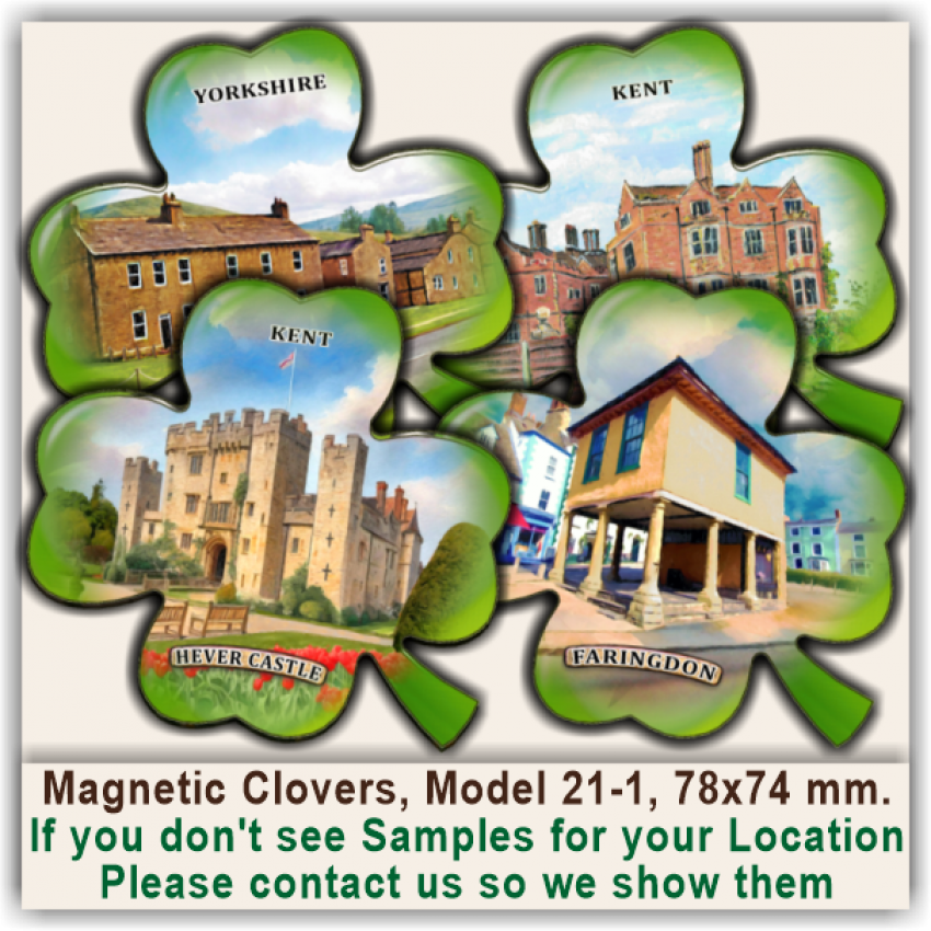 Souvenir Magnetic Clovers 21-1 Souvenir Magnetic Clovers 21-1