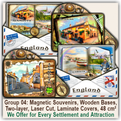 Alnmouth 3D Tourist Travel Magnets & Gifts 04 Alnmouth 3D Tourist Travel Magnets & Gifts 04