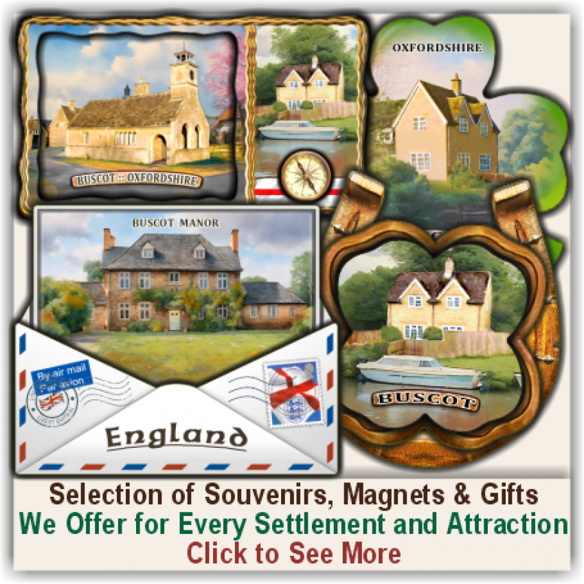 Buscot village Set of 150 Various Selected Souvenirs