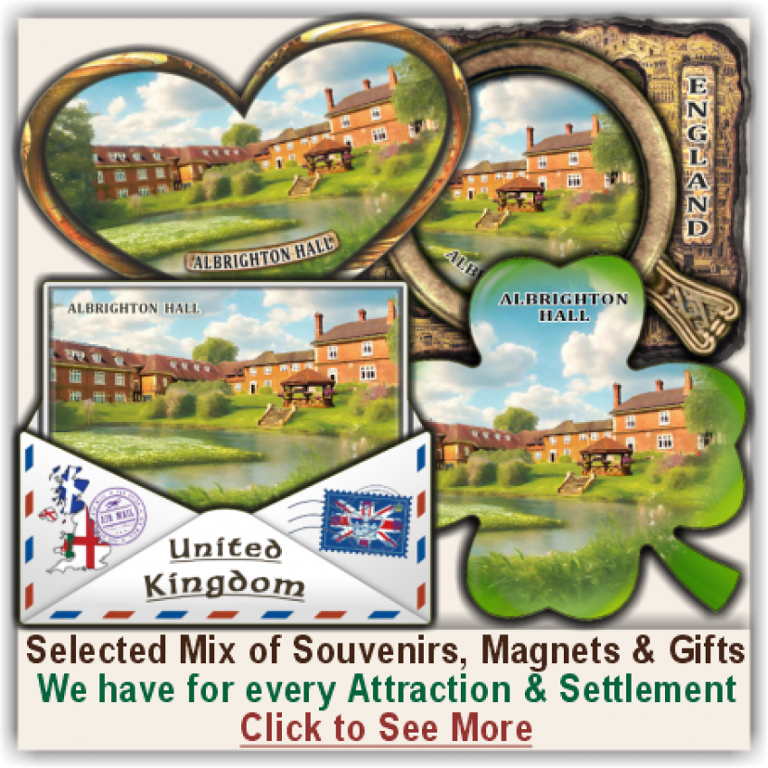 Albrighton Hall Set of 150 Various Selected Souvenirs