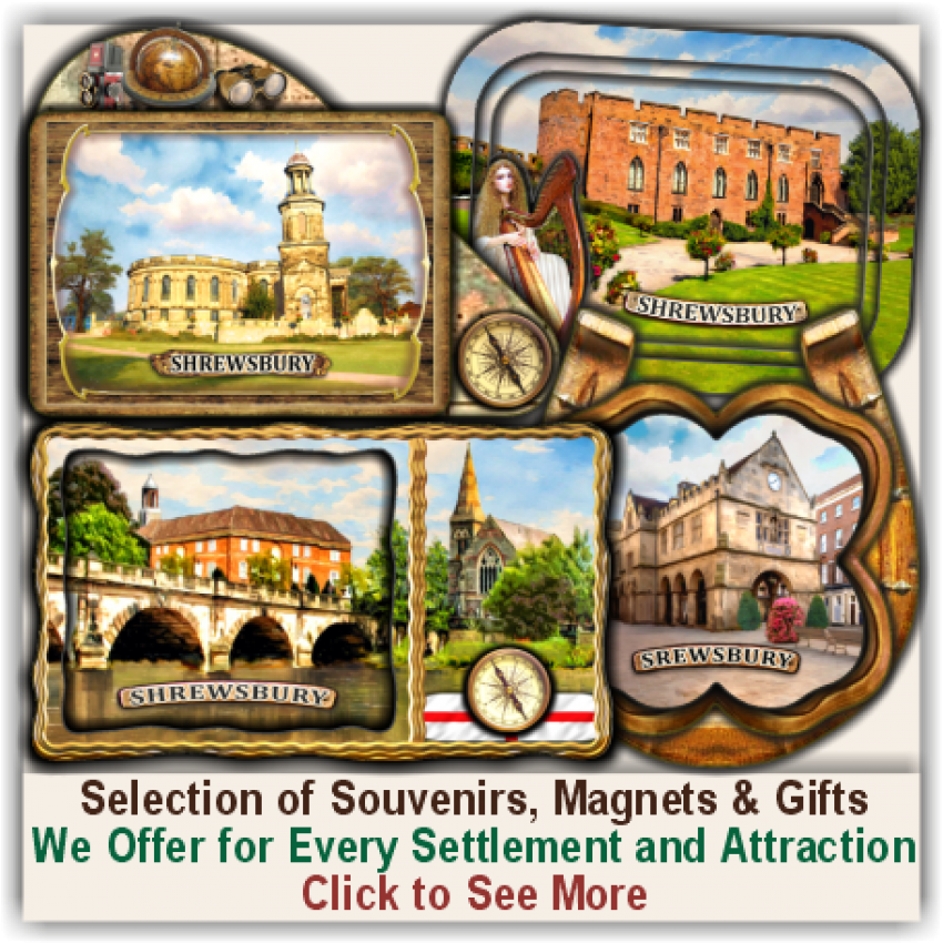 Shrewsbury Set of 150 Various Selected Souvenirs