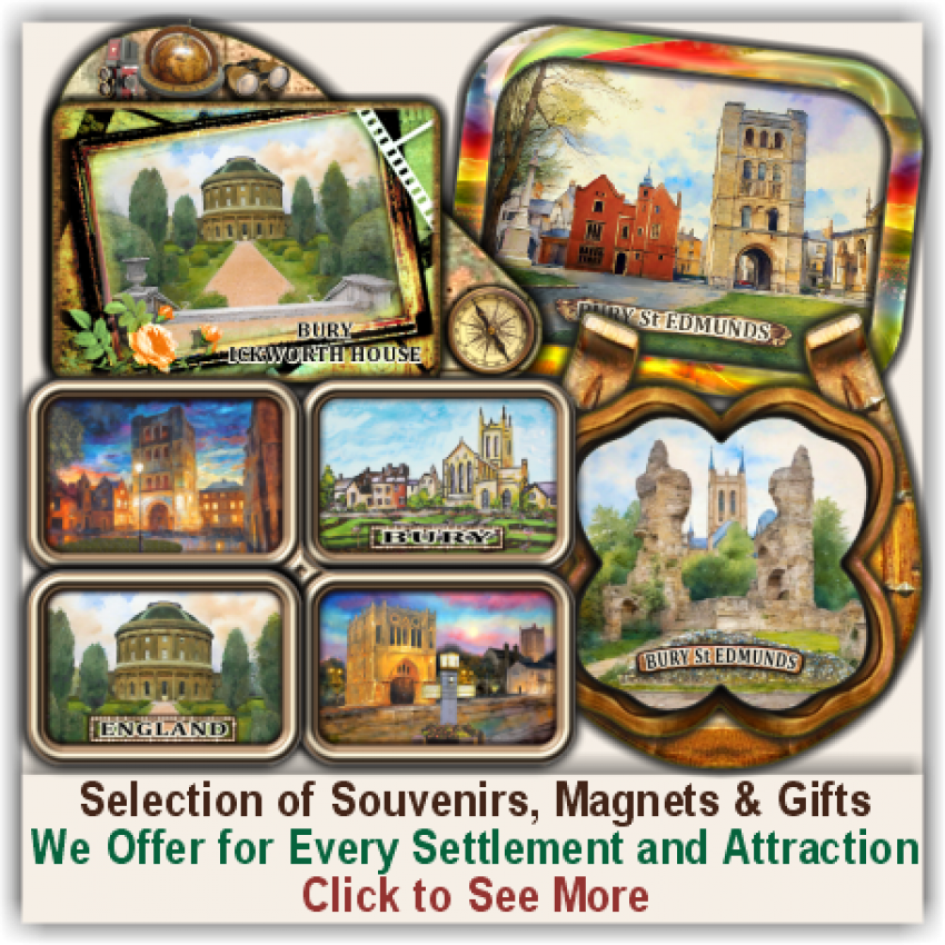Bury St Edmunds Set of Selected Hit Souvenirs Bury St Edmunds Set of Selected Hit Souvenirs