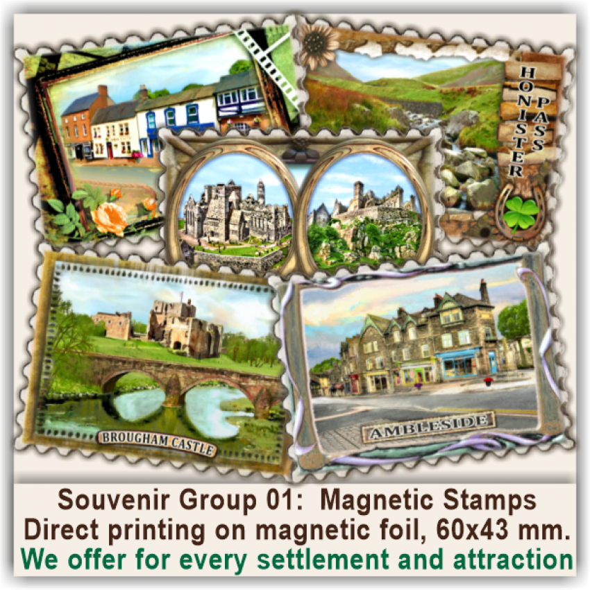 Pubs & Taverns:  Sets of Magnetic Stamps & Stickers 01