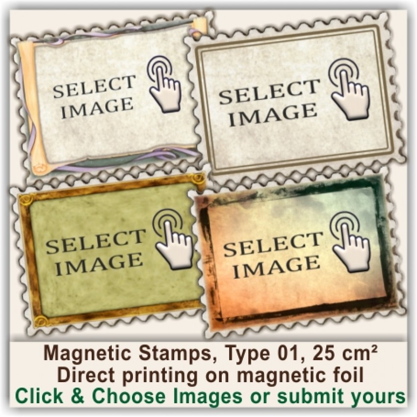 Saint Albans, Hertfordshire Magnetic Stamps 01