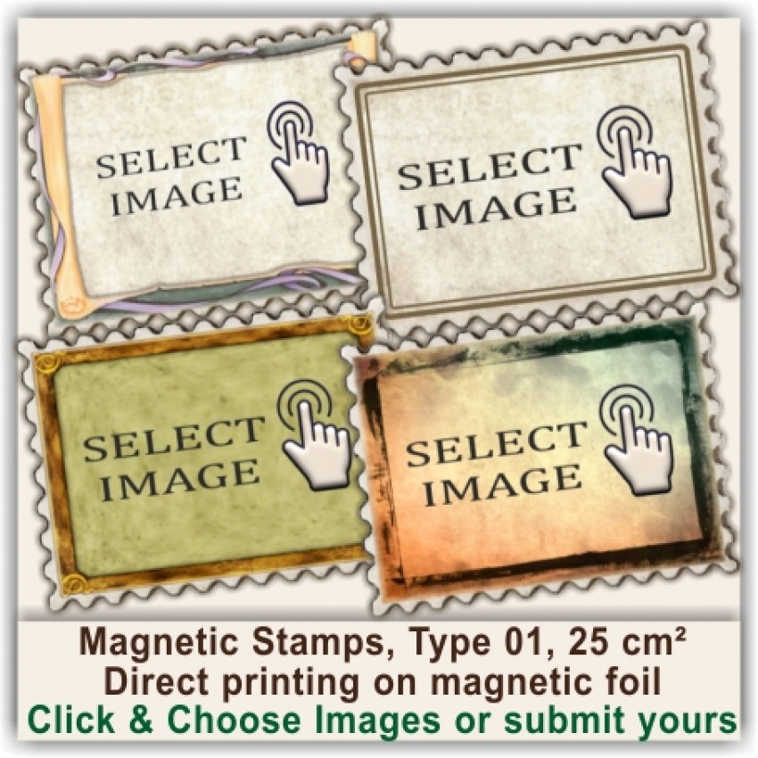 Anglesey Island, Gwynedd Magnetic Stamps 01