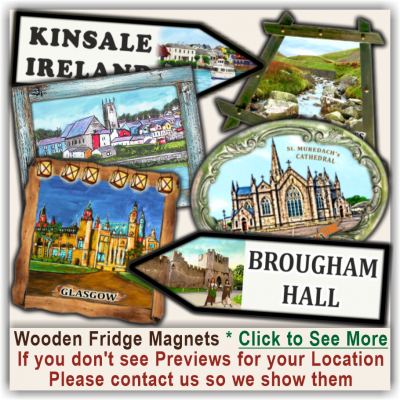 Isle of Man, Irish Sea Magnets with Wooden Bases 02 Isle of Man, Irish Sea Magnets with Wooden Bases 02
