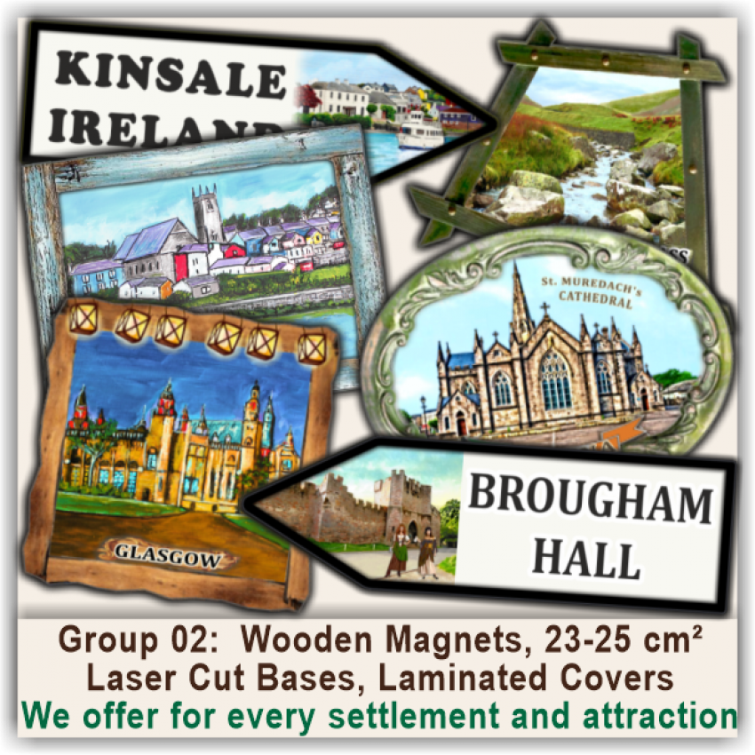02 United Kingdom & Ireland Magnetic Roadsigns, Banners, Boards