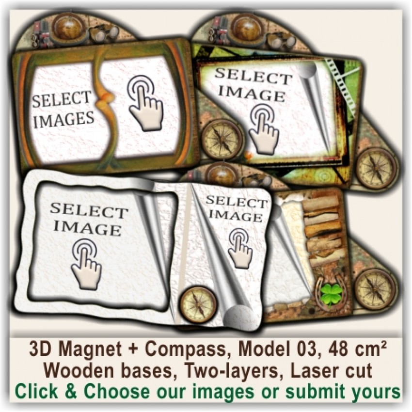 Blarney, Castle, Cork 3D Magnets & Compasses 03