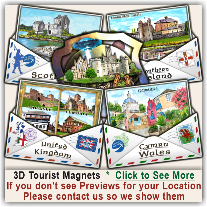 Deal Castle, Kent 3D Travel Magnets & Gifts 04 Deal Castle, Kent 3D Travel Magnets & Gifts 04