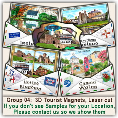 04, 3D Tourist Magnets & Gifts, Group 04 04, 3D Tourist Magnets & Gifts, Group 04