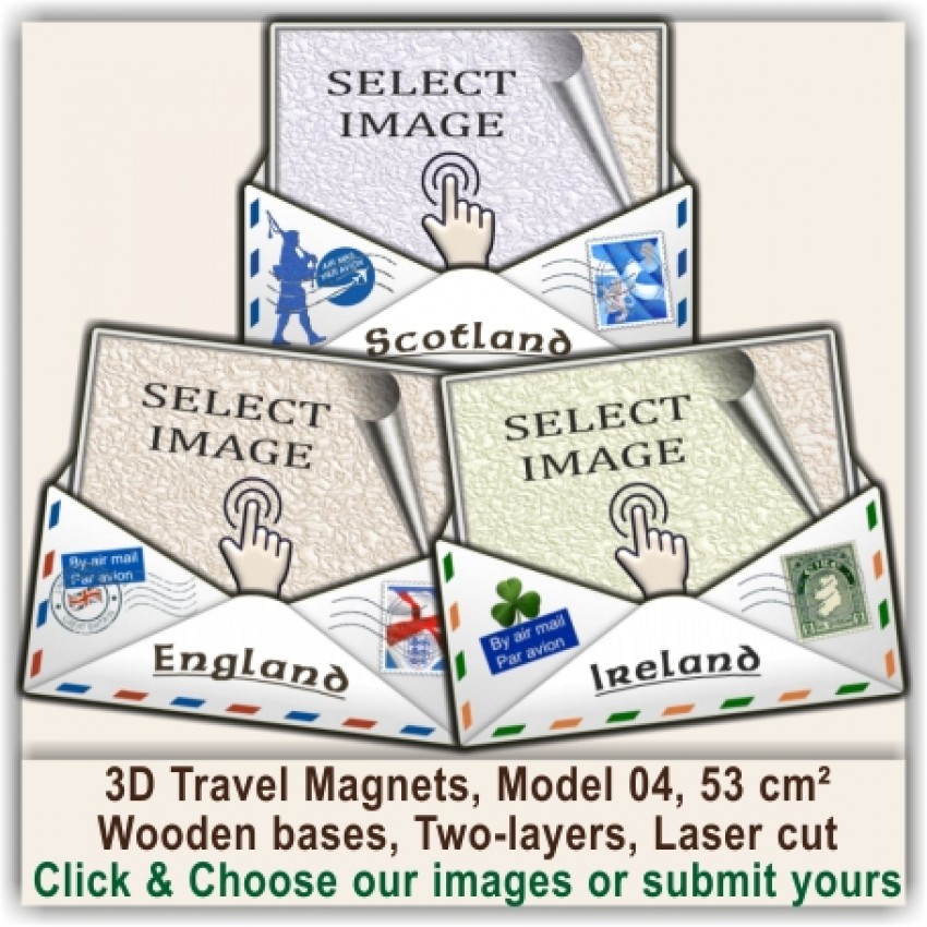 Scotney Castle, Kent 3D Travel Magnets & Gifts 04
