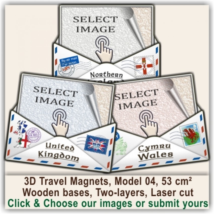 Lewes, East Sussex 3D Travel Magnets & Gifts 04