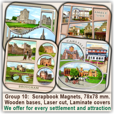 Magnetic Scrapbook Souvenirs