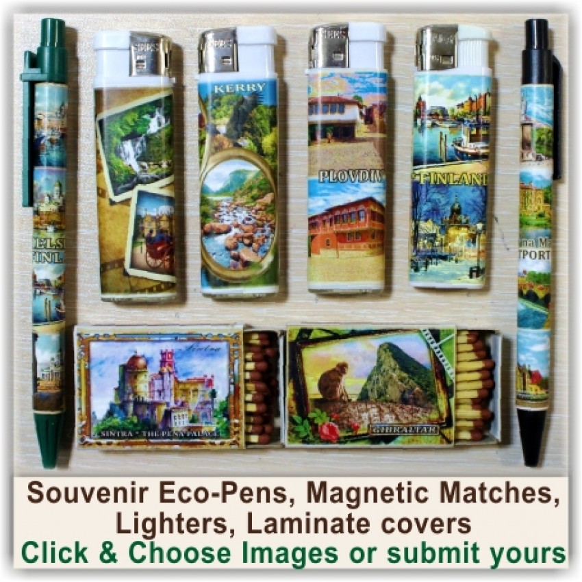 Alnwick, Town, Castle, Northumberland Eco-Pens, Lighters, Magnetic Matches