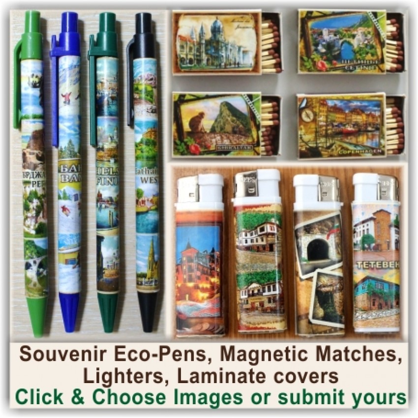 Abergele, Conwy, Clwyd Eco-Pens, Lighters, Magnetic Matches