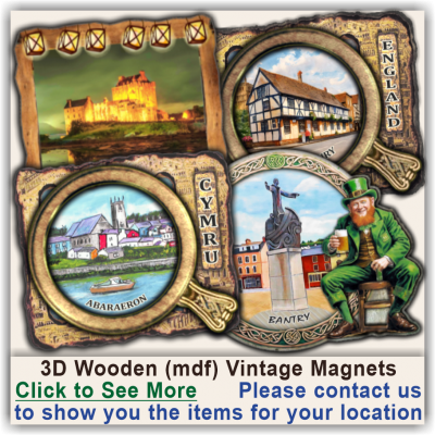 Abergele, Conwy, Clwyd 3D Travel Fridge Magnets 15 Abergele, Conwy, Clwyd 3D Travel Fridge Magnets 15