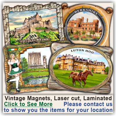 Monmouth, Monnow, Gwent Standart Magnetic Souvenirs 18 Monmouth, Monnow, Gwent Standart Magnetic Souvenirs 18