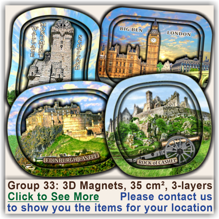 Berneray Island, Outer Hebrides Tourist Fridge Magnets 3D 33 Berneray Island, Outer Hebrides Tourist Fridge Magnets 3D 33