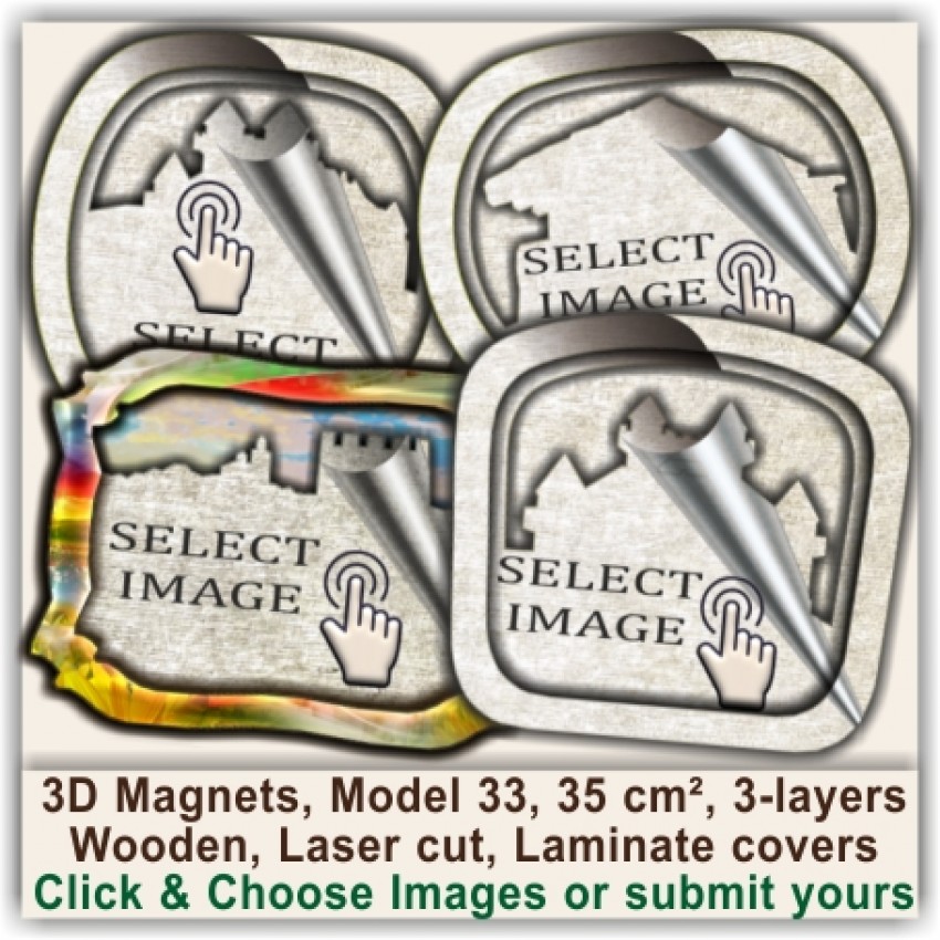 Adare, Limerick, Munster Tourist Fridge Magnets 3D 33