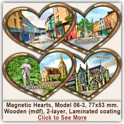 Clonakilty Laser cut Magnetic Hearts 06-3 Clonakilty Laser cut Magnetic Hearts 06-3