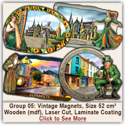 Clonakilty Tourist Vintage Souvenirs & Magnets 05