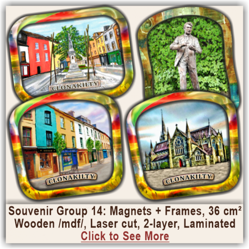 Clonakilty Magnetic Souvenirs with Frames 14