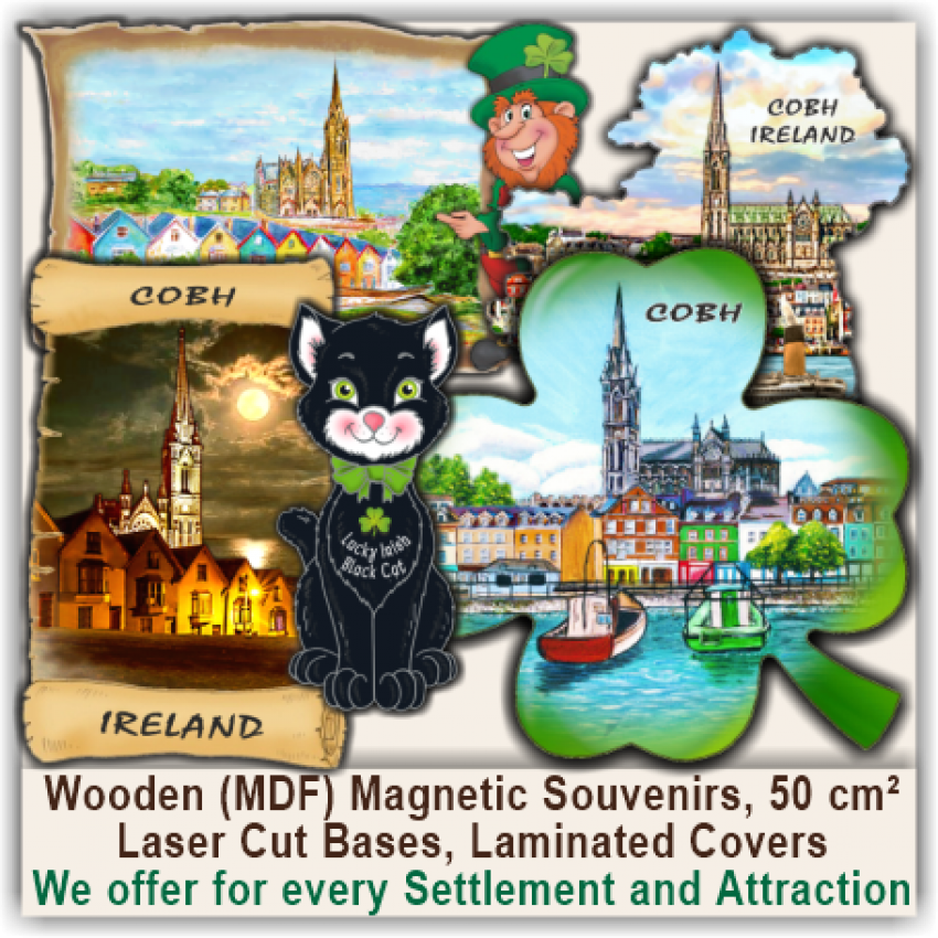 Cobh Laser Cut Tourist Photo Souvenirs 101