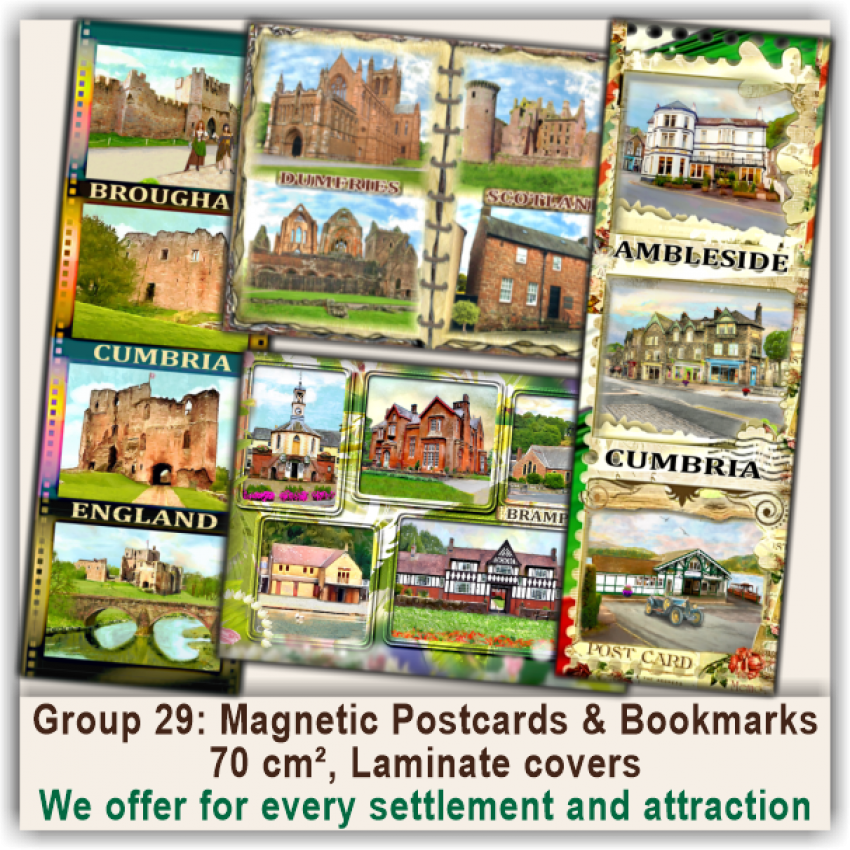 Dryburgh, Abbey, Berwickshire Magnetic Scrapbook Souvenirs 10