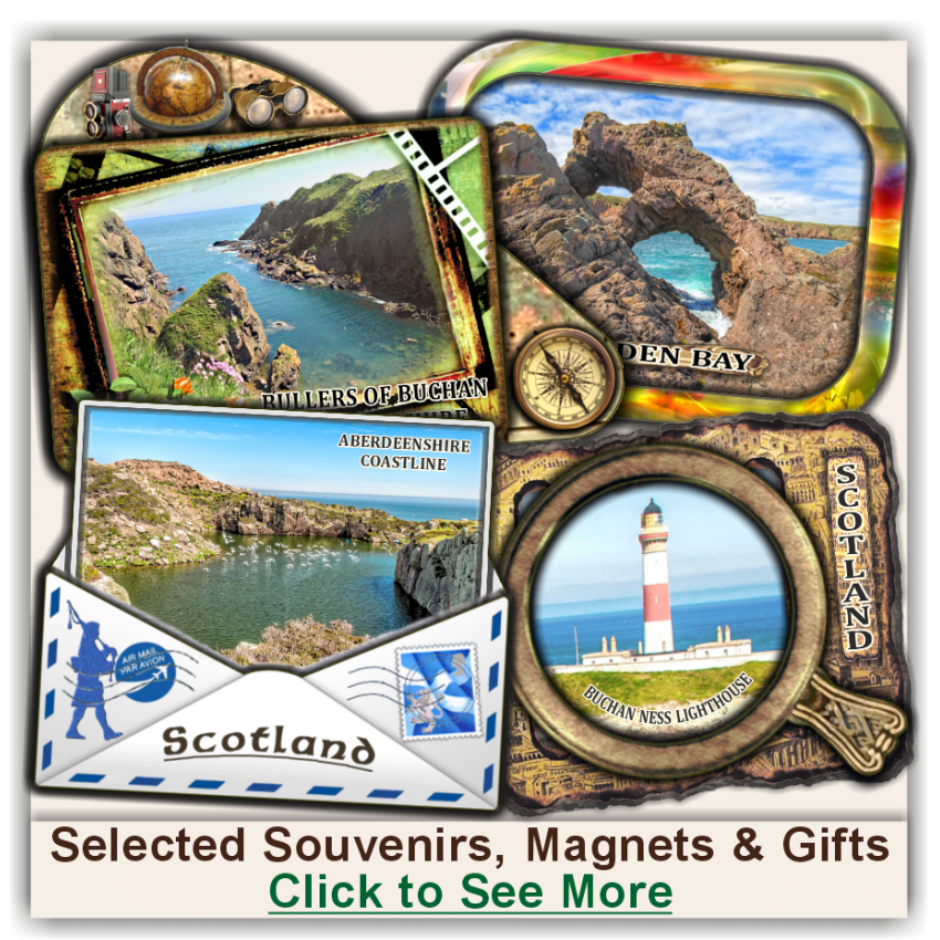 Aberdeenshire Selected Souvenirs, Magnets, Gifts
