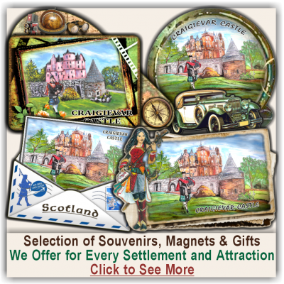 Alford, Craigievar Castle, Magnetic Scrapbook Souvenirs 10