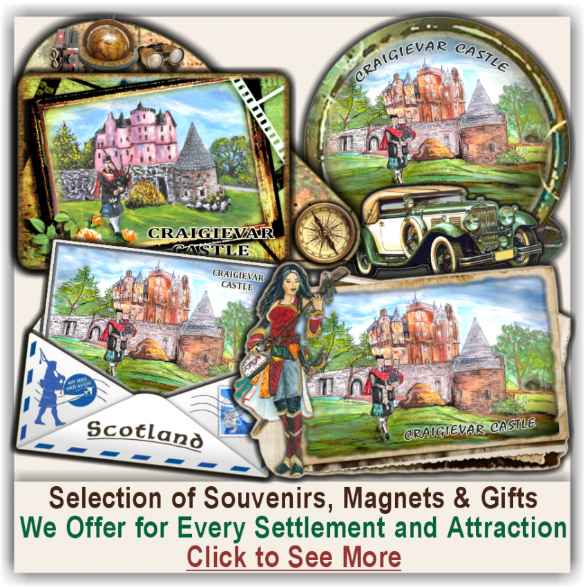 Alford, Craigievar Castle, Magnetic Scrapbook Souvenirs 10 Alford, Craigievar Castle, Magnetic Scrapbook Souvenirs 10