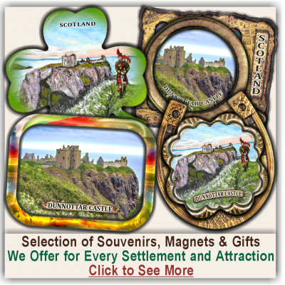 Dunnottar Castle Selected Souvenirs, Magnets, Gifts