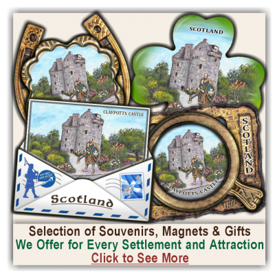 Claypotts Castle Selected Souvenirs, Magnets, Gifts