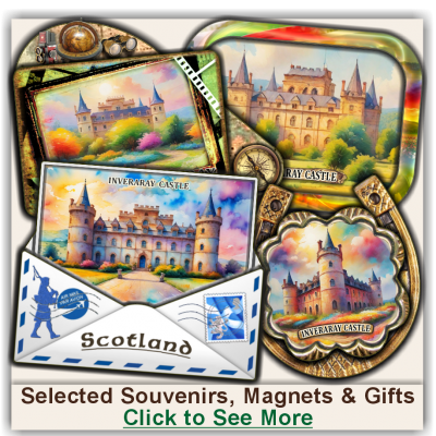 Inveraray Castle Selected Souvenirs, Magnets, Gifts
