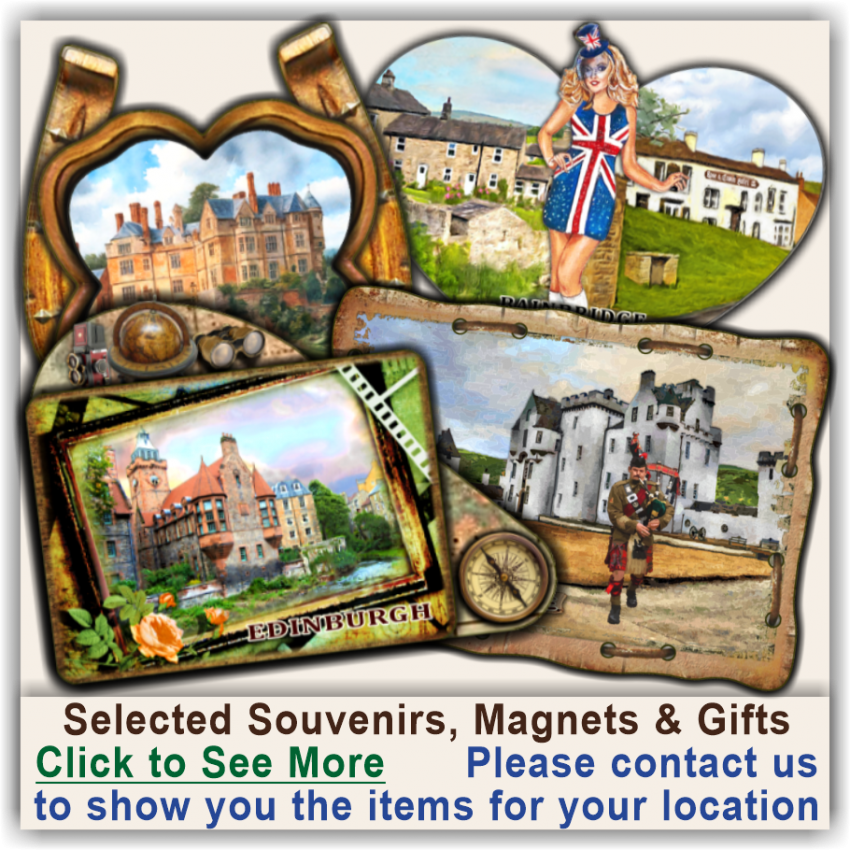 Turin Castle Selected Souvenirs, Magnets, Gifts