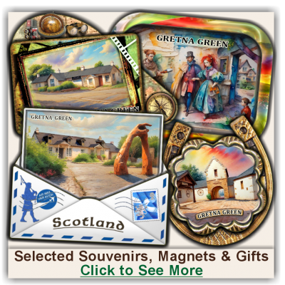 Gretna Green Selected Souvenirs, Magnets, Gifts