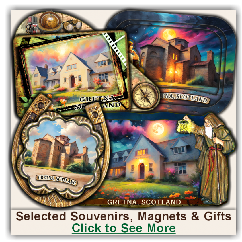 Gretna Selected Souvenirs, Magnets, Gifts